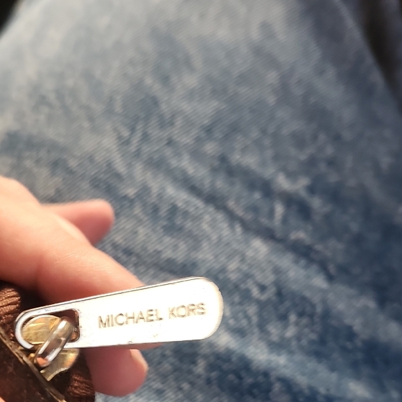 Michael Kors Dark Brown Wristlet - Picture 4 of 4